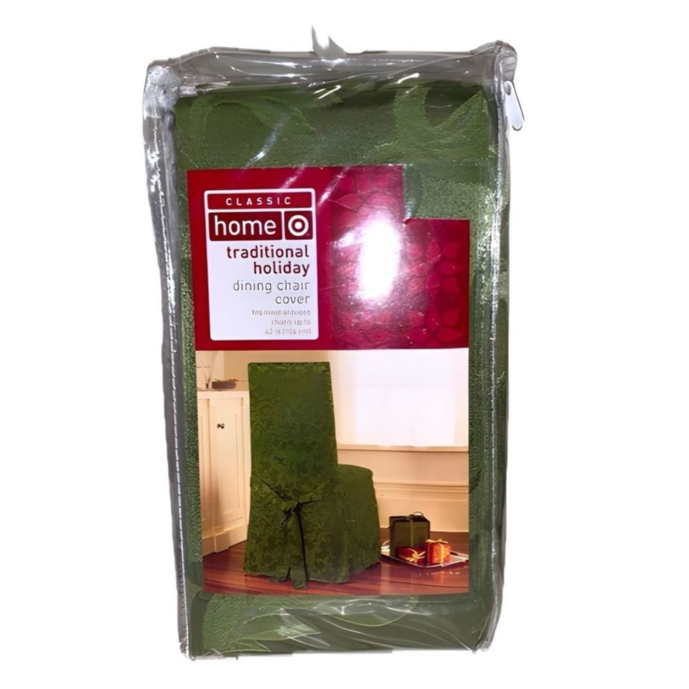 Target Green Holiday Dining Chair Cover